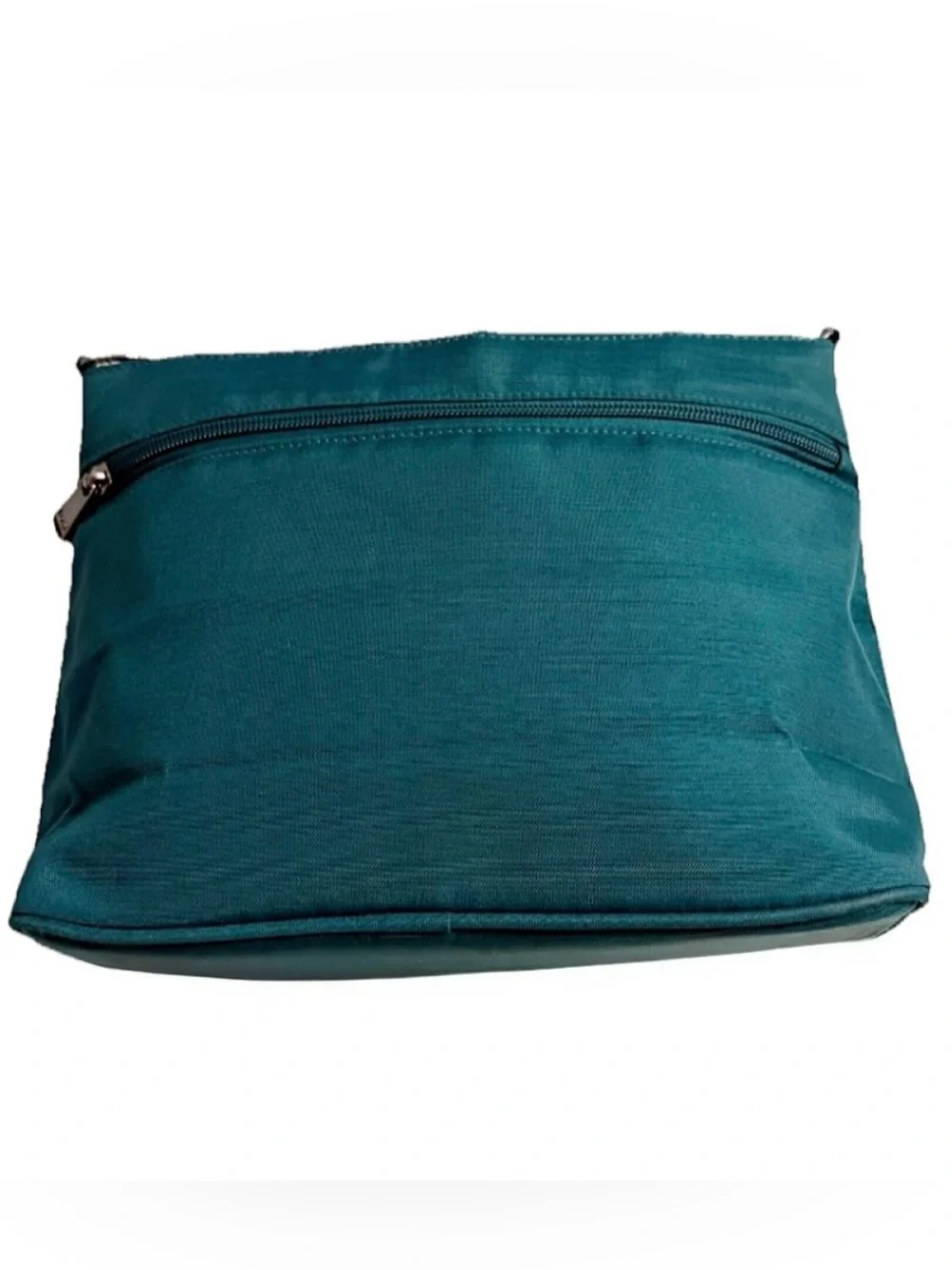 Lug Samba RFID Crossbody Bag Teal Quilted Travel Purse Organizer Missing Strap